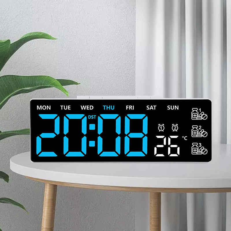 Digital Thermo Alarm Clock with Large LED Display Kalsten