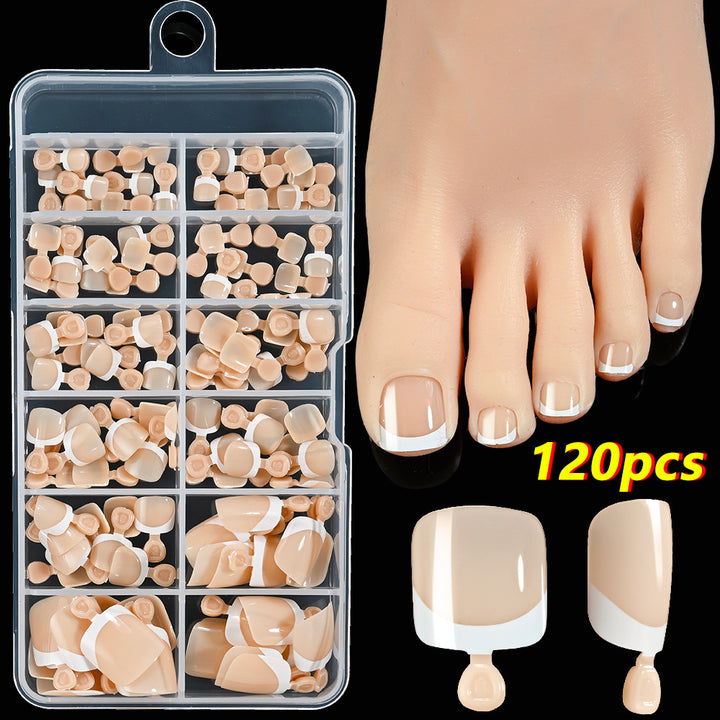 French Tip Press-On Nail Set