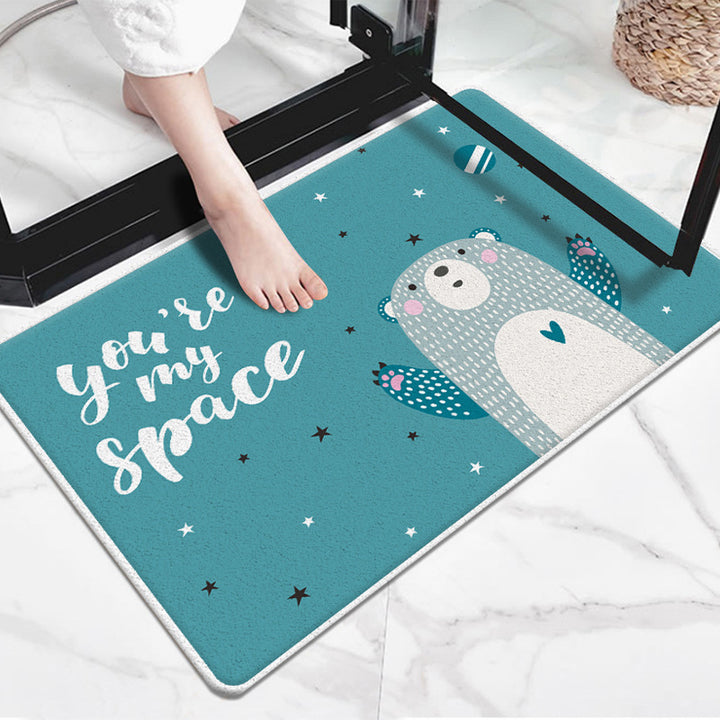 Cute Cartoon Dog-Themed Doormat Kalsten