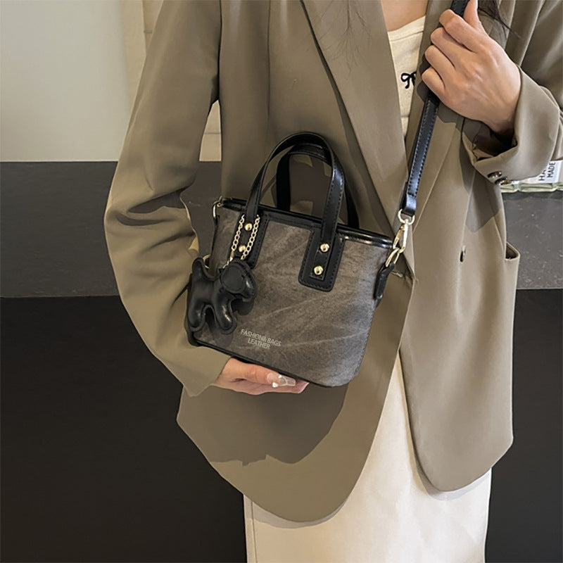 Compact Handheld Bucket Bag Kalsten