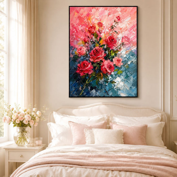 Floral Abstract Canvas Artwork