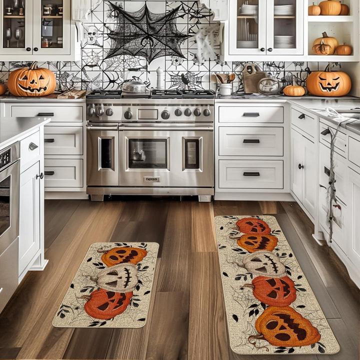 Halloween-Themed Kitchen Mat