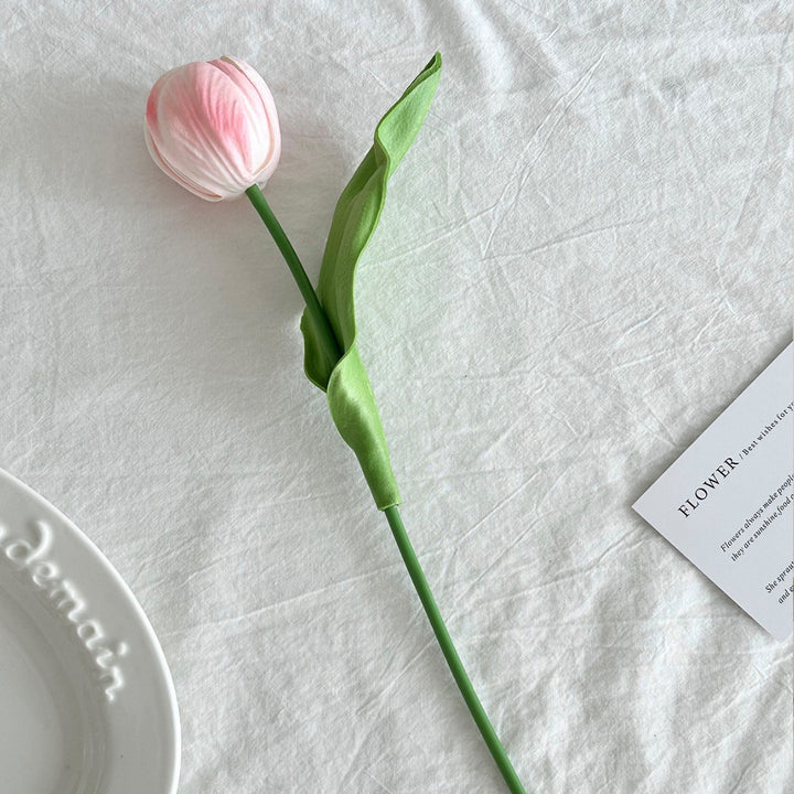 Realistic Faux Tulip Flower Stem