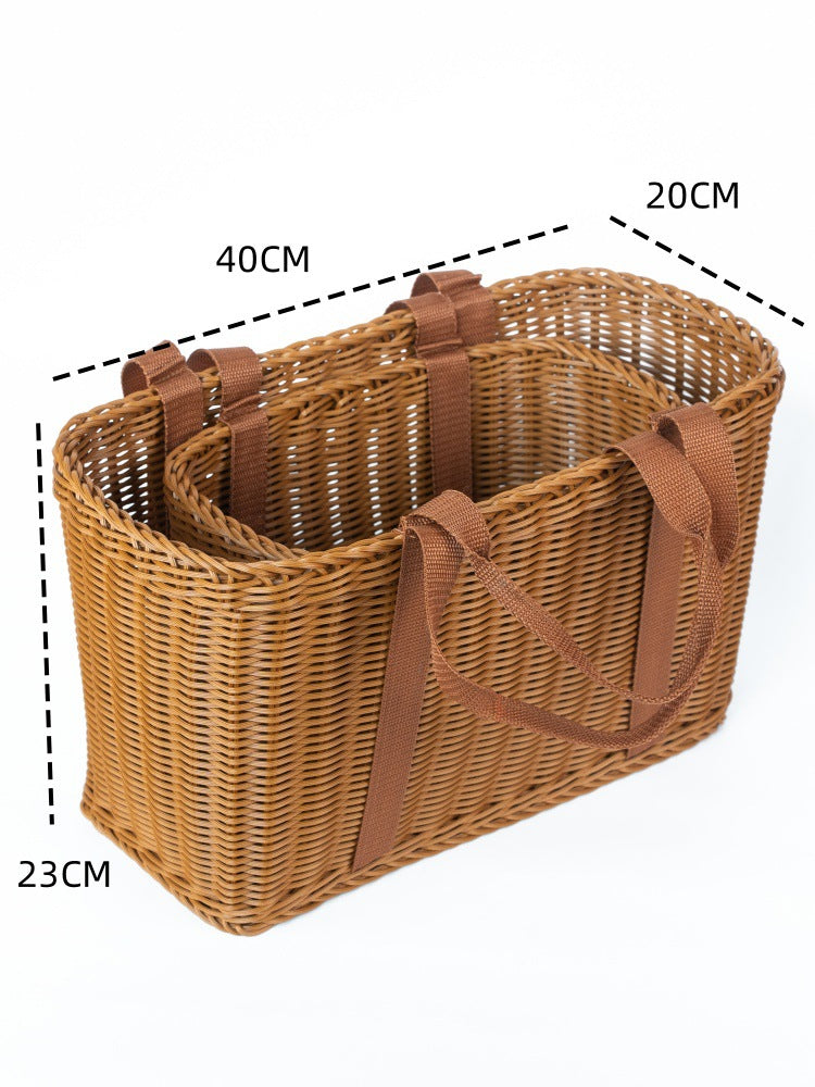 Handwoven Picnic Storage Basket Kalsten