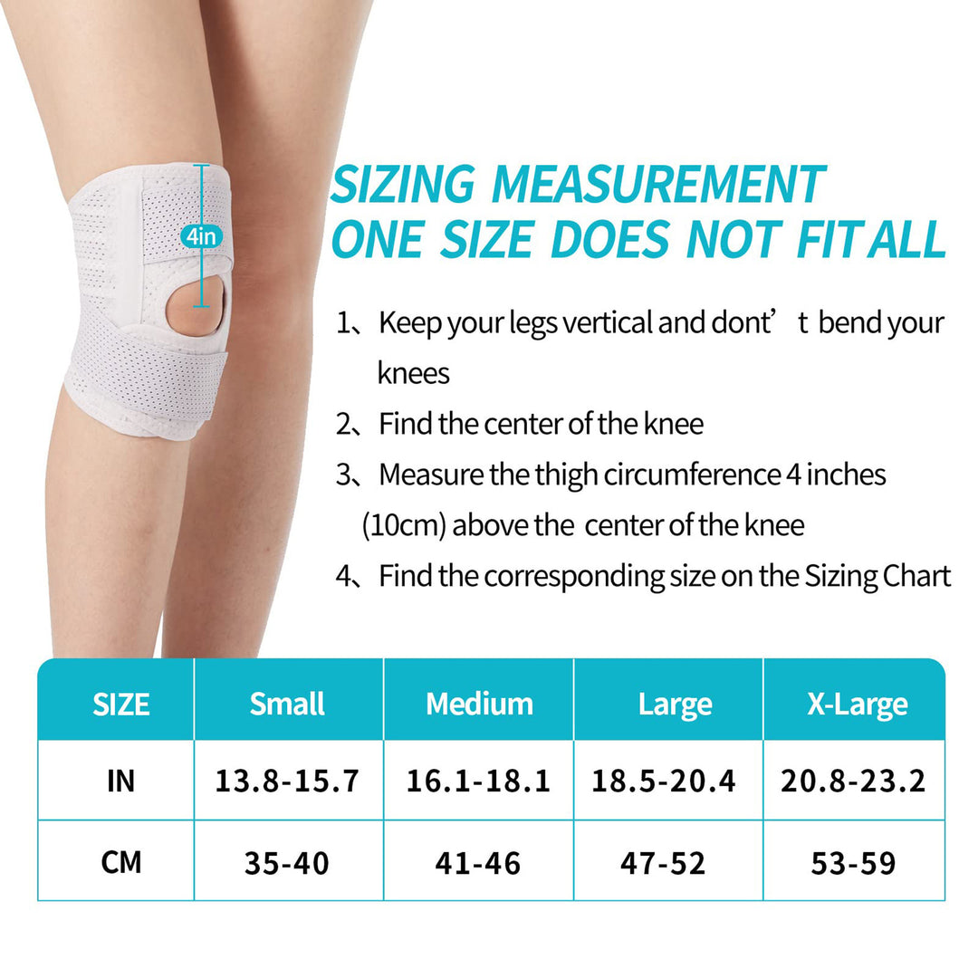 Adjustable Open Patella Knee Support Brace Kalsten