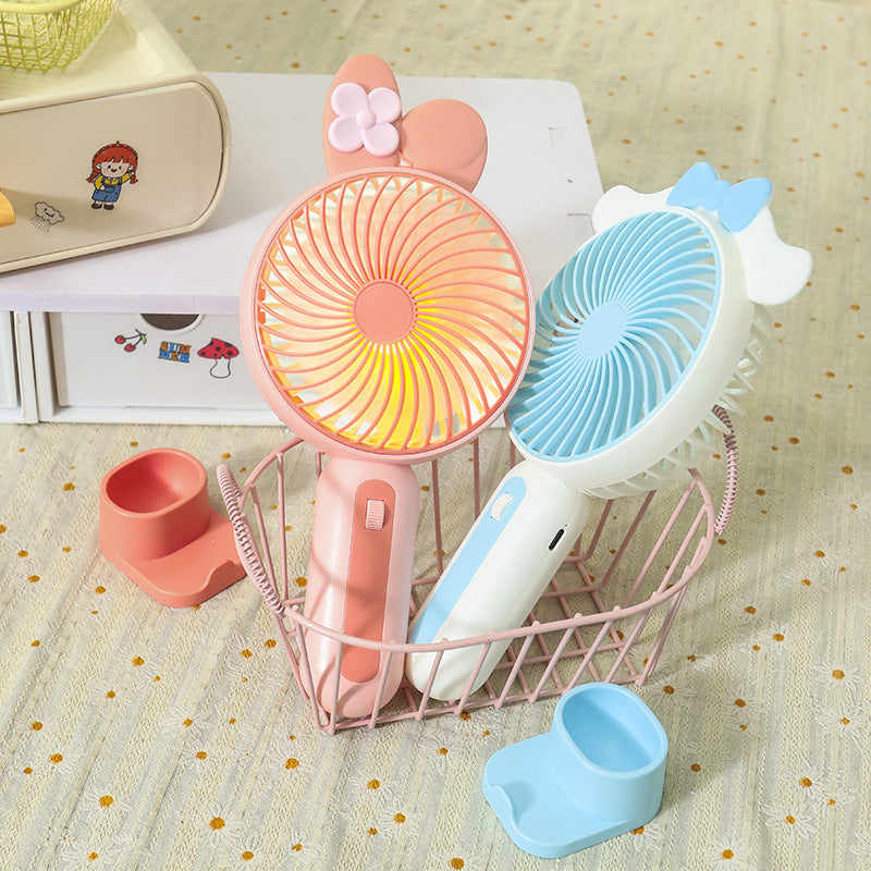 Women Portable USB Hand Fan with Cute Design Kalsten