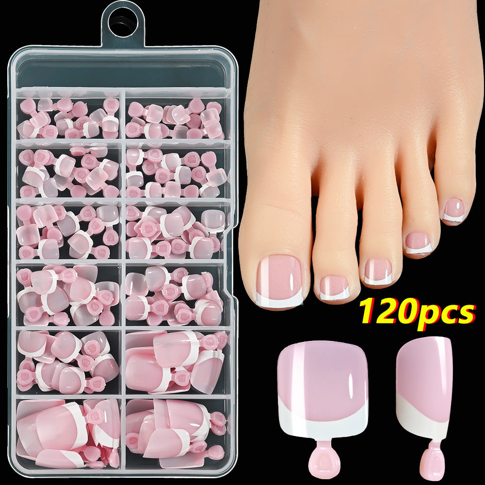 French Tip Press-On Nail Set