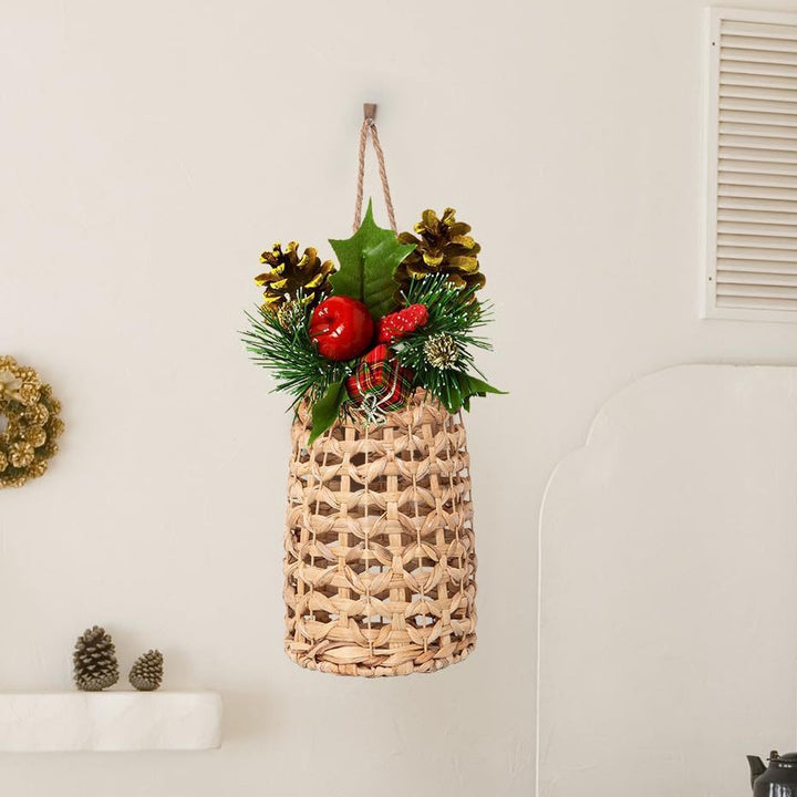 Handwoven Storage Basket with Metal Frame Kalsten