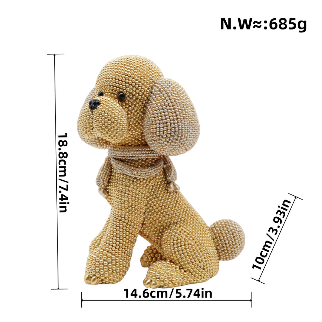 Decorative dog figure in modern design Kalsten