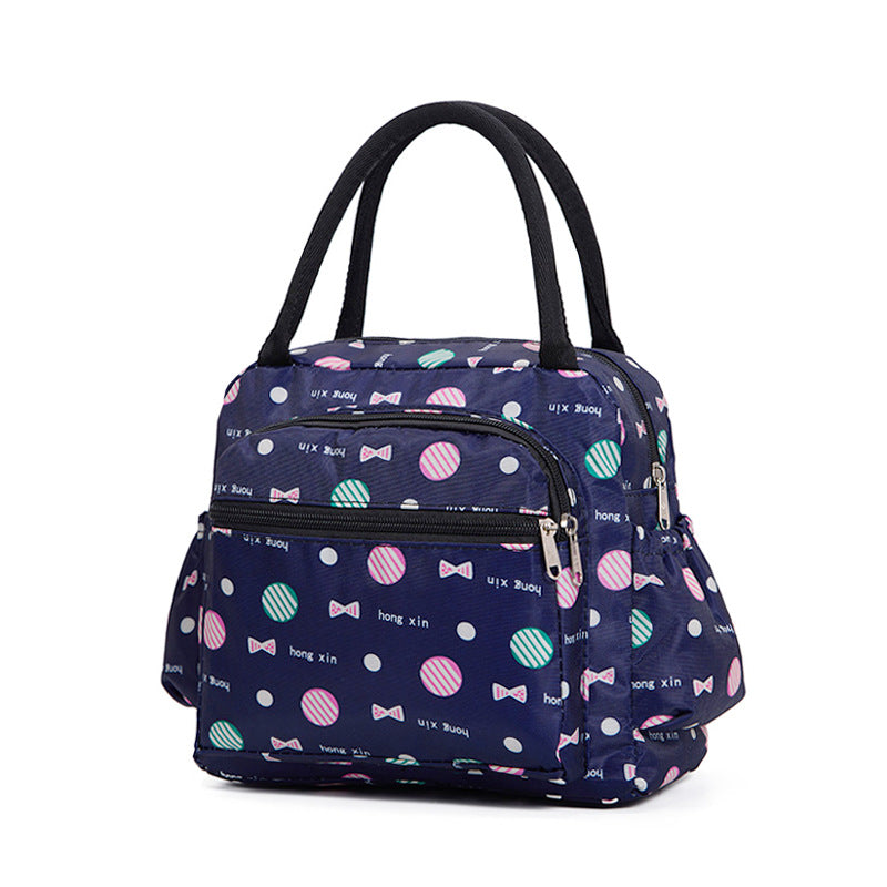 Cat Pattern Insulated Lunch Tote Kalsten