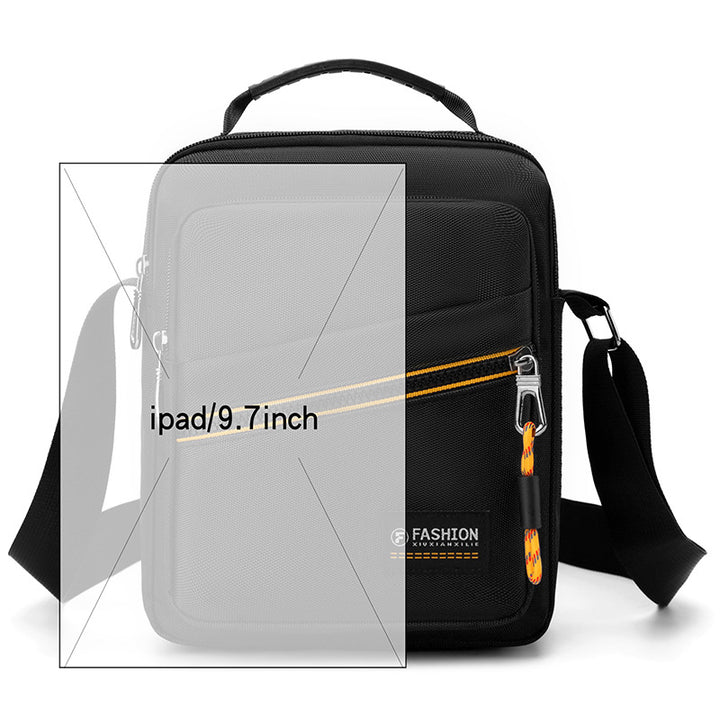 Versatile Multi-Compartment Crossbody Messenger Bag
