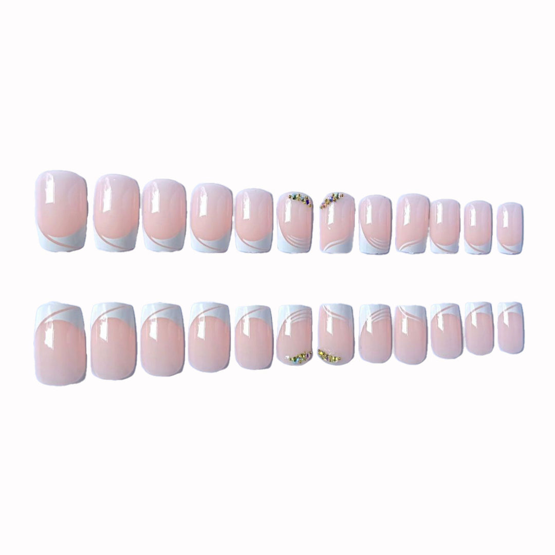 Elegant French Tip Nail Art Design