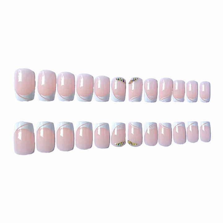 Elegant French Tip Nail Art Design