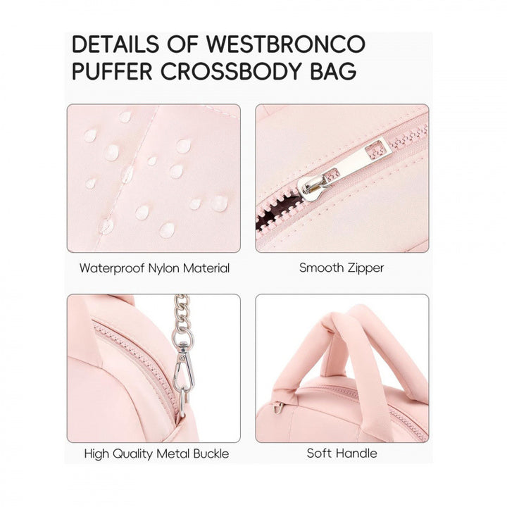 Fashionable Quilted Handbag with Removable Shoulder Strap Kalsten