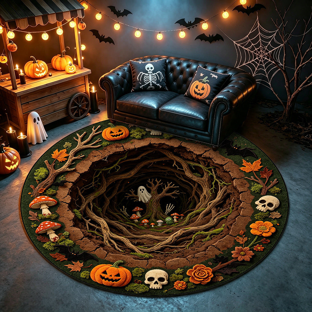 Halloween Themed Area Rug for Home Decor