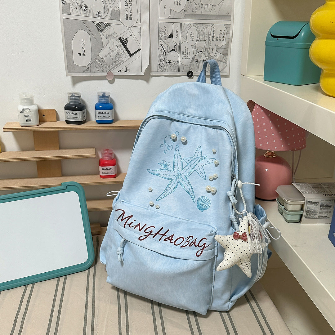 Decorative Beach-Themed Backpack Kalsten
