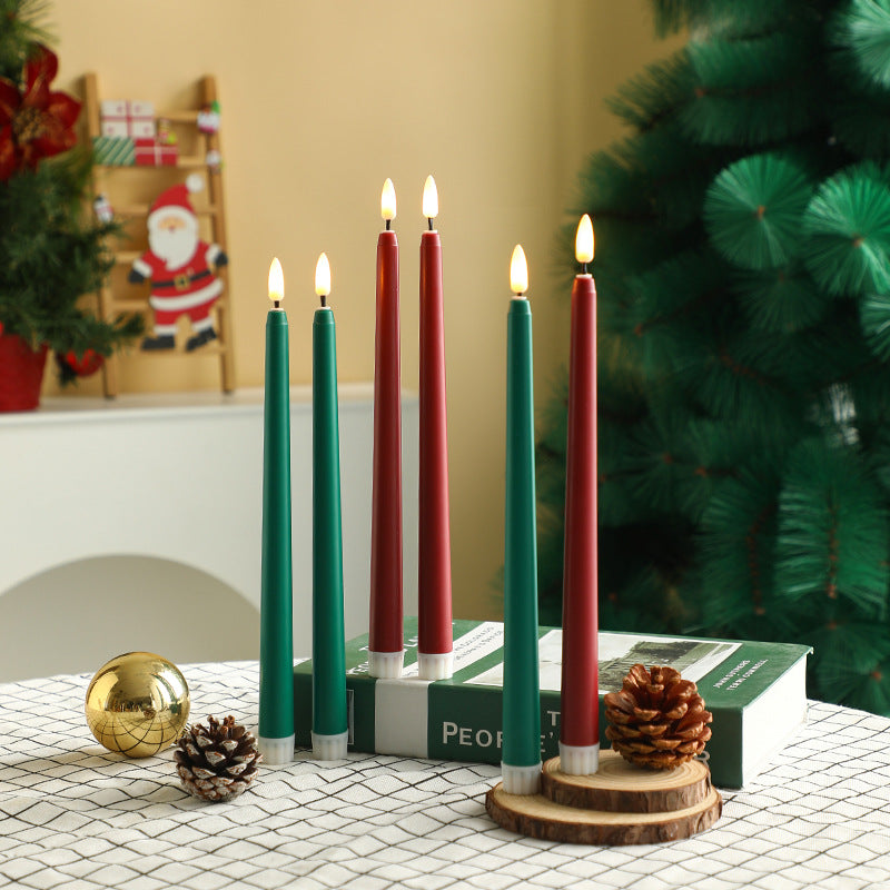 LED Taper Flicker Candle Battery-Operated Decorative Candlestick