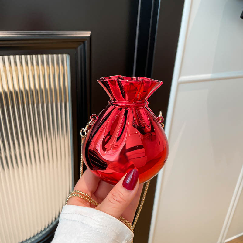 Elegant Metallic Evening Bag