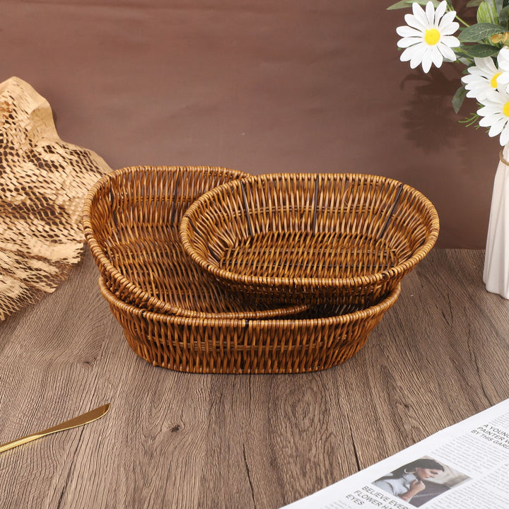 Natural Woven Serving Tray Kalsten