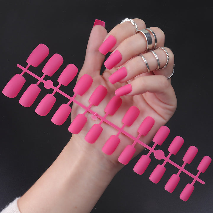 Matte Finish Press-On Nail Set Kalsten