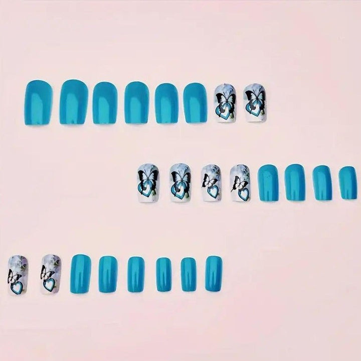 Artistic Butterfly Nail Art Design Kalsten