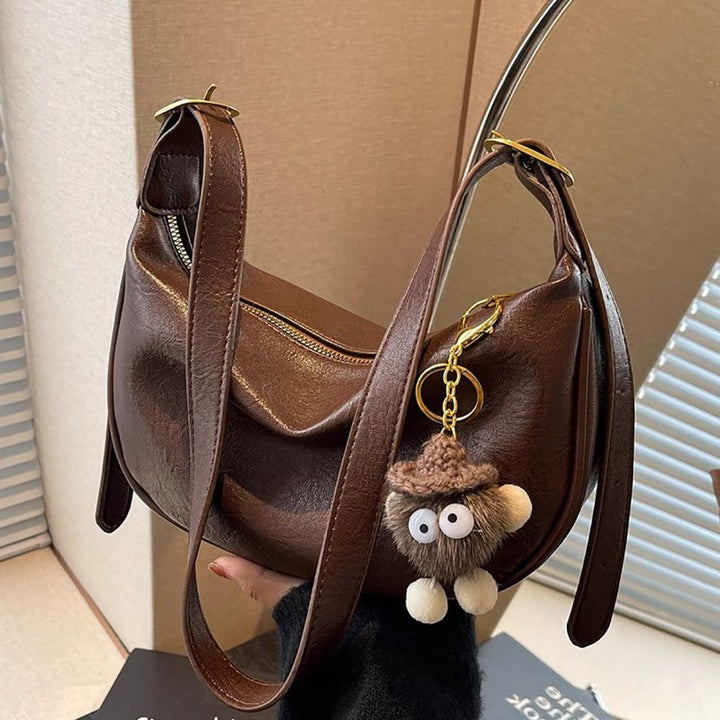 Elegant Curved Crossbody Bag Kalsten