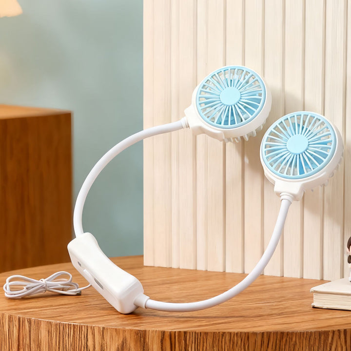 Women's Portable Neck Fan with Dual Vent Technology Kalsten