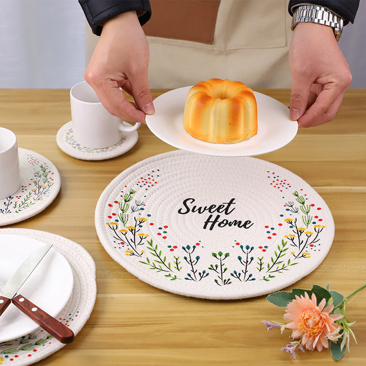 Round tablecloth with mandala pattern Kalsten