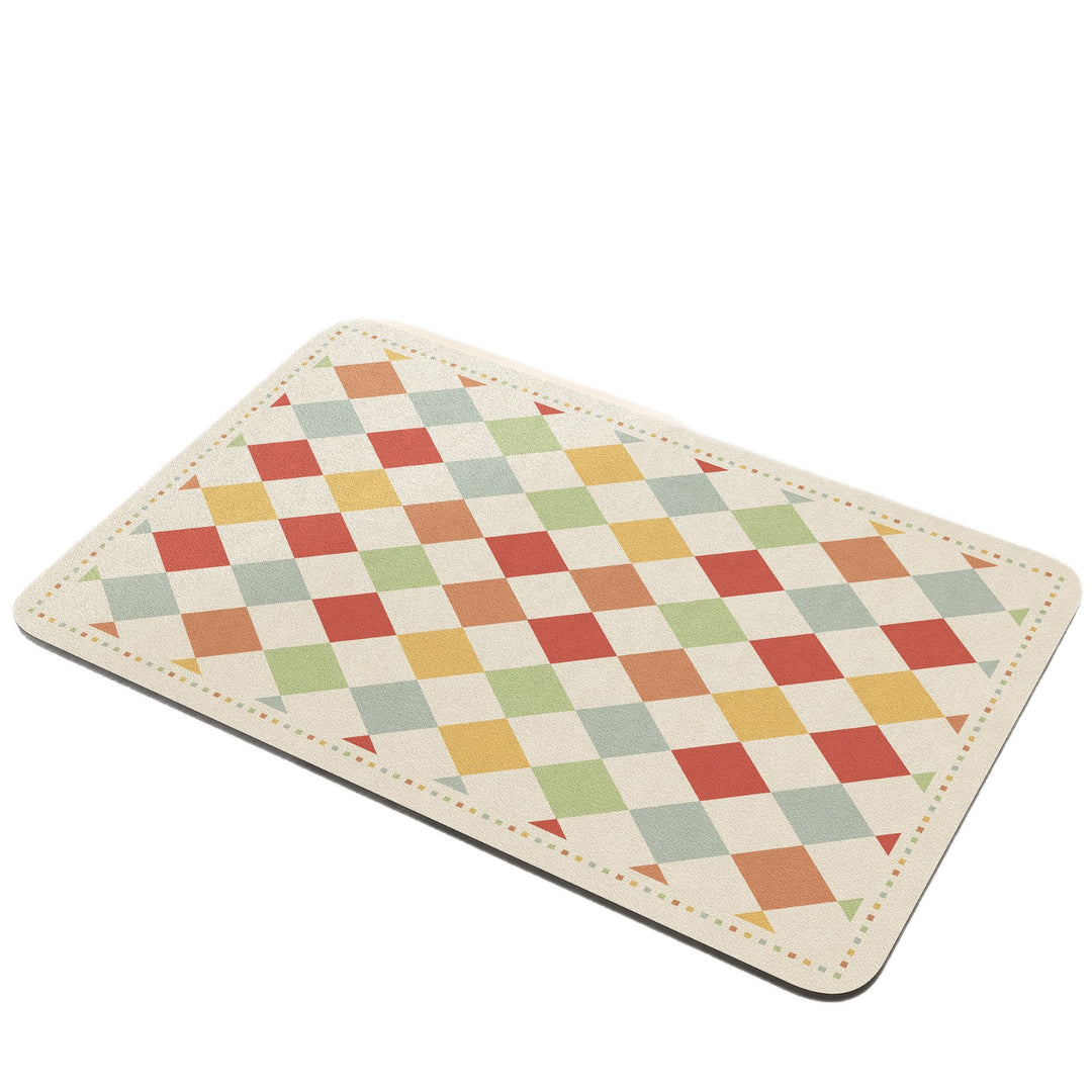 Playful Cartoon Dog-Themed Bath Mat Kalsten