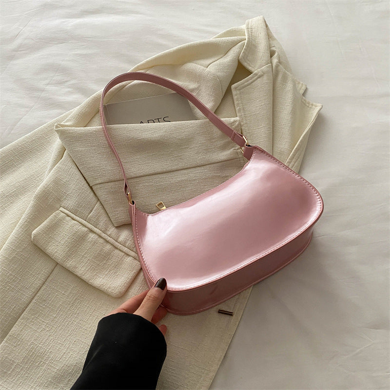 Chic Patent Leather Shoulder Bag Kalsten
