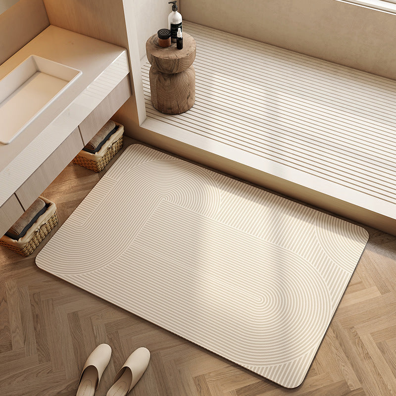 Geometric Patterned Bath Mat Kalsten