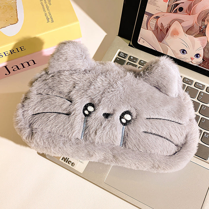 Plush pillow with cat motif Kalsten