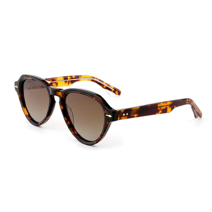 Ladies fashionable sunglasses in elegant, round design with polarized lenses Kalsten