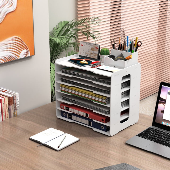 Multi-Tiered Office Desk Organizer