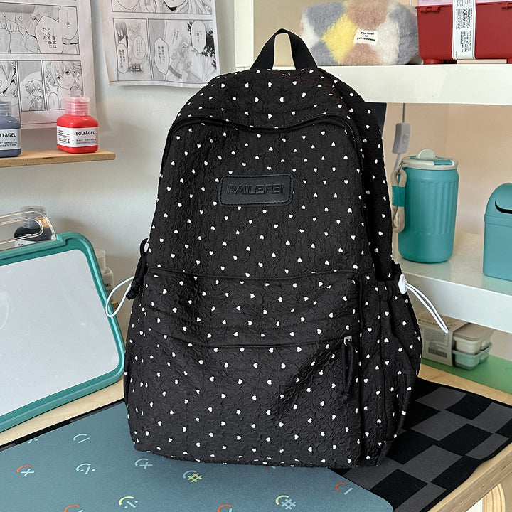 Stylish Textured Patterned Backpack Kalsten