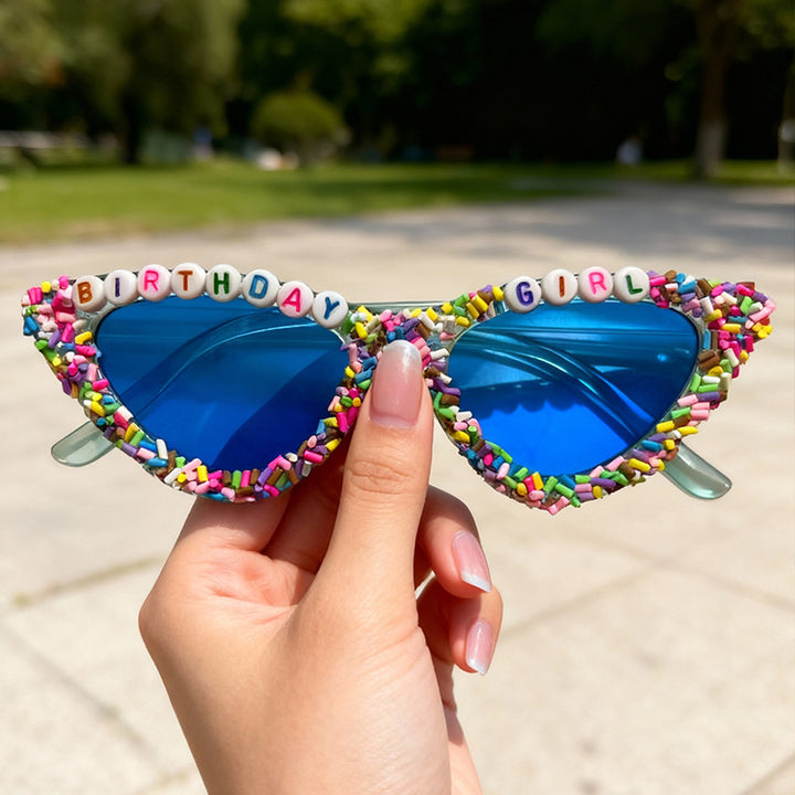 Fun-Themed Cat-Eye Sunglasses Kalsten