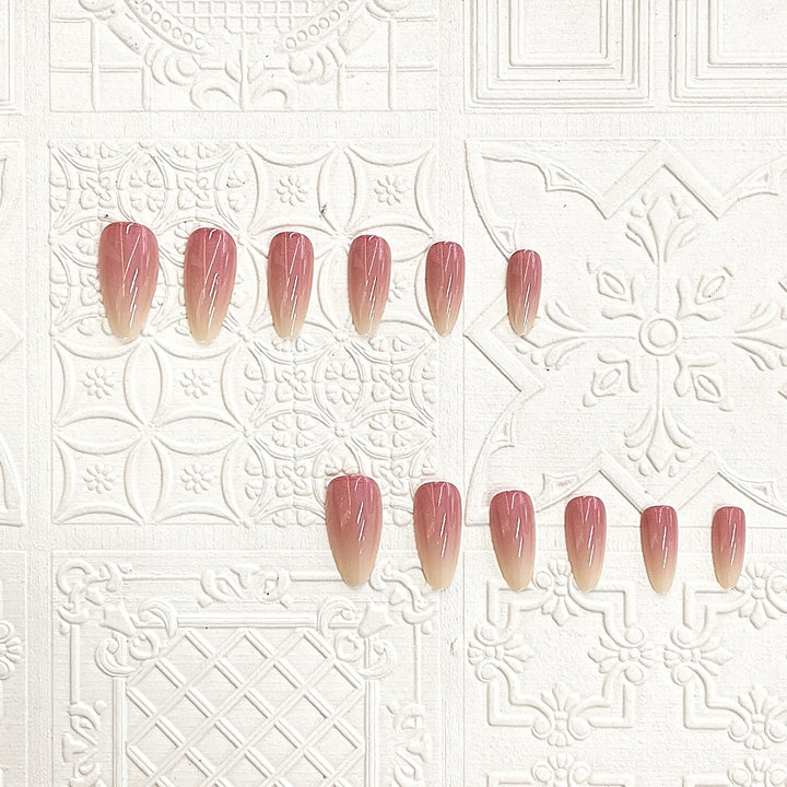 Elegant Ombre Press-On Nails Kalsten