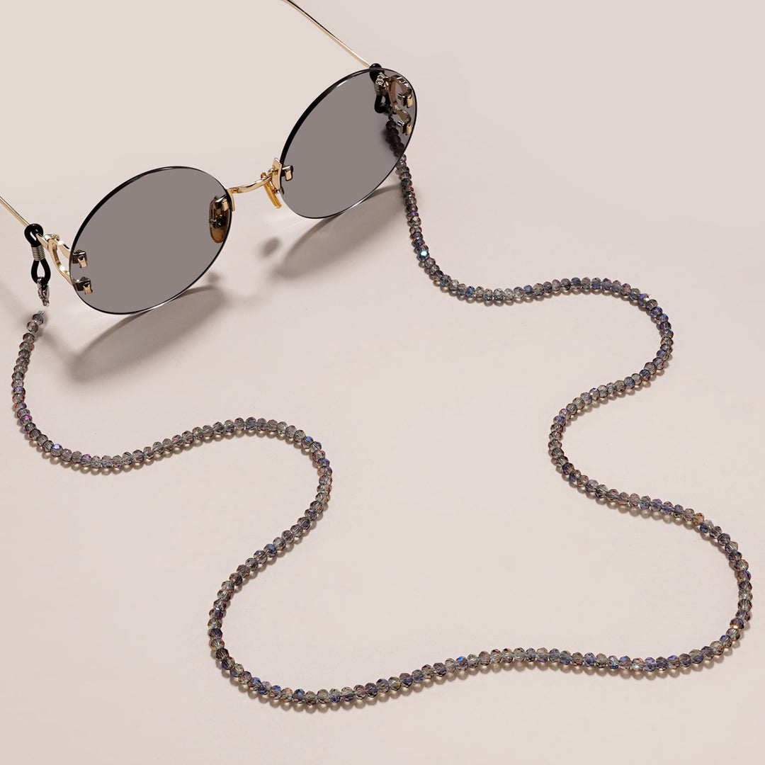 Dual-Strand Gemstone Glasses Chain kalsten