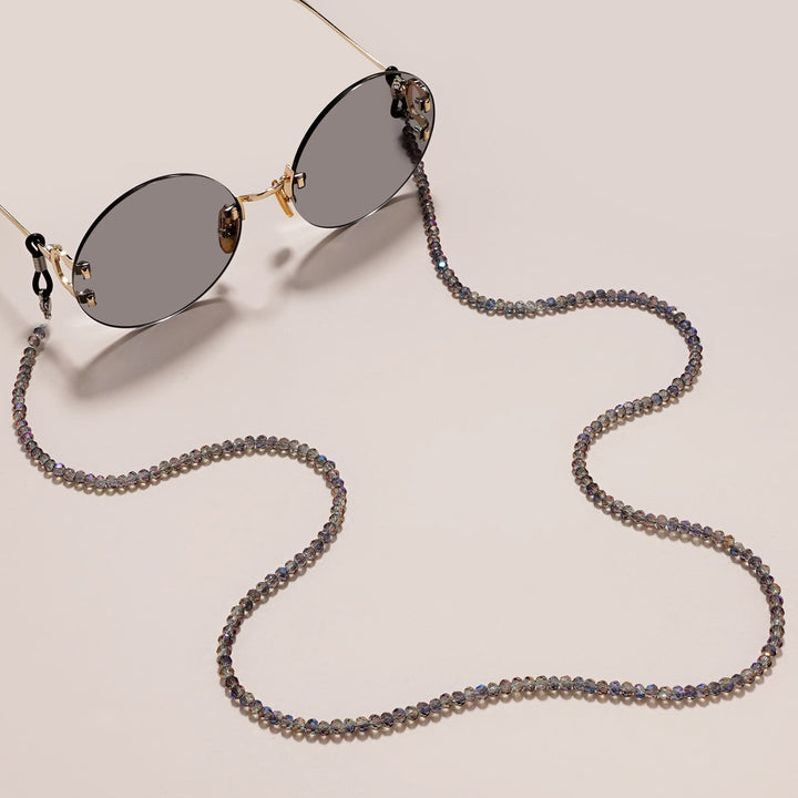 Dual-Strand Gemstone Glasses Chain kalsten