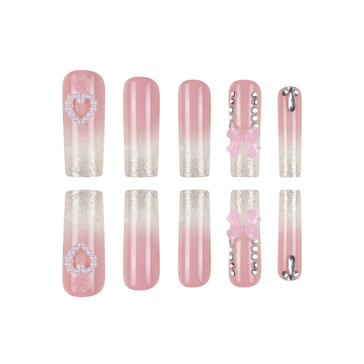 Decorative Long Acrylic Nail Extensions Kalsten
