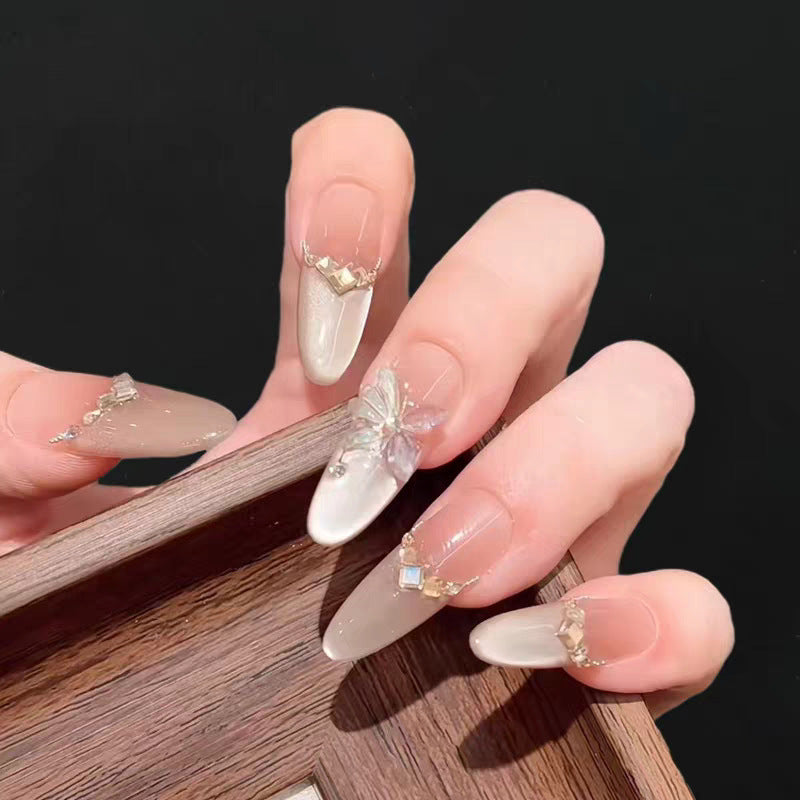 Decorative Glitter Ombre Press-On Nails Kalsten