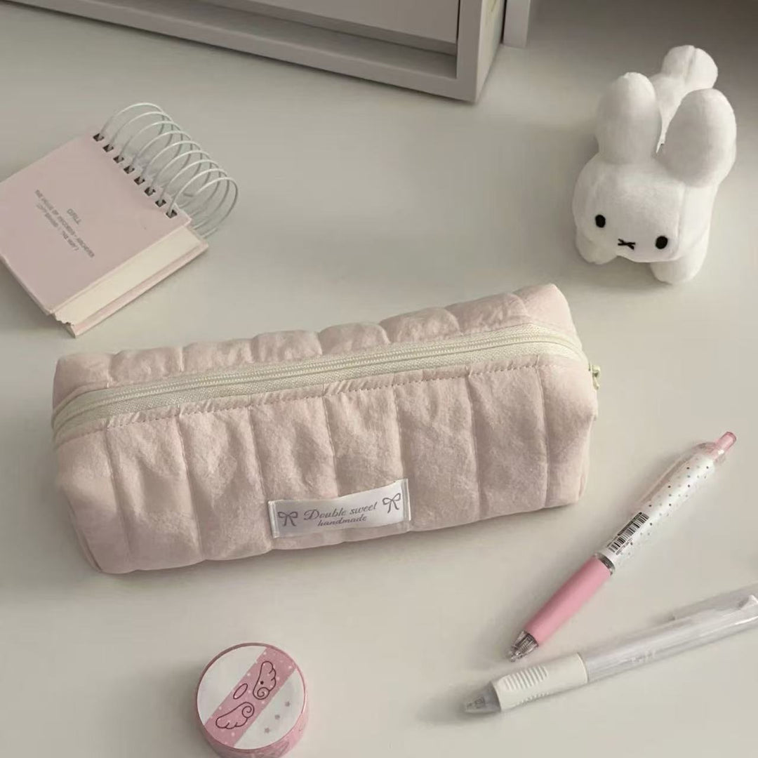 Stylish Quilted Pencil Case