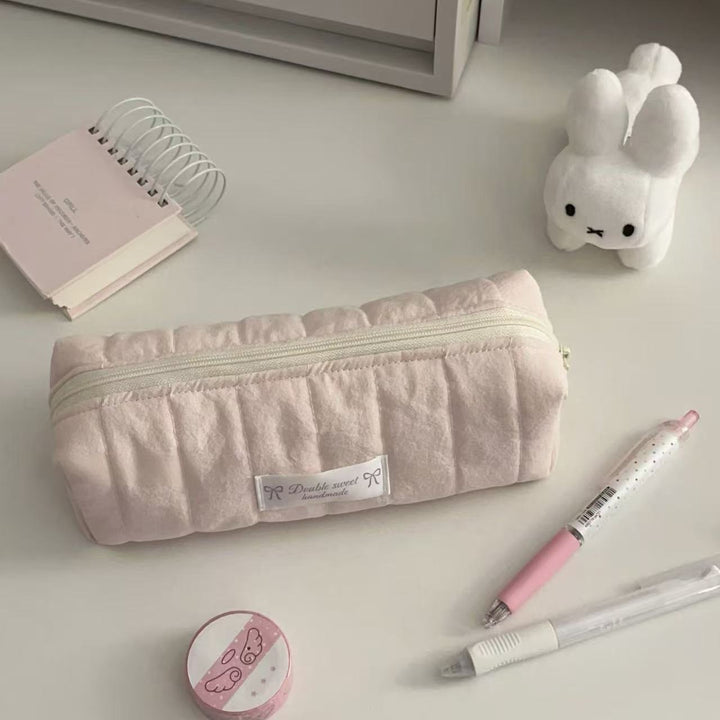 Stylish Quilted Pencil Case