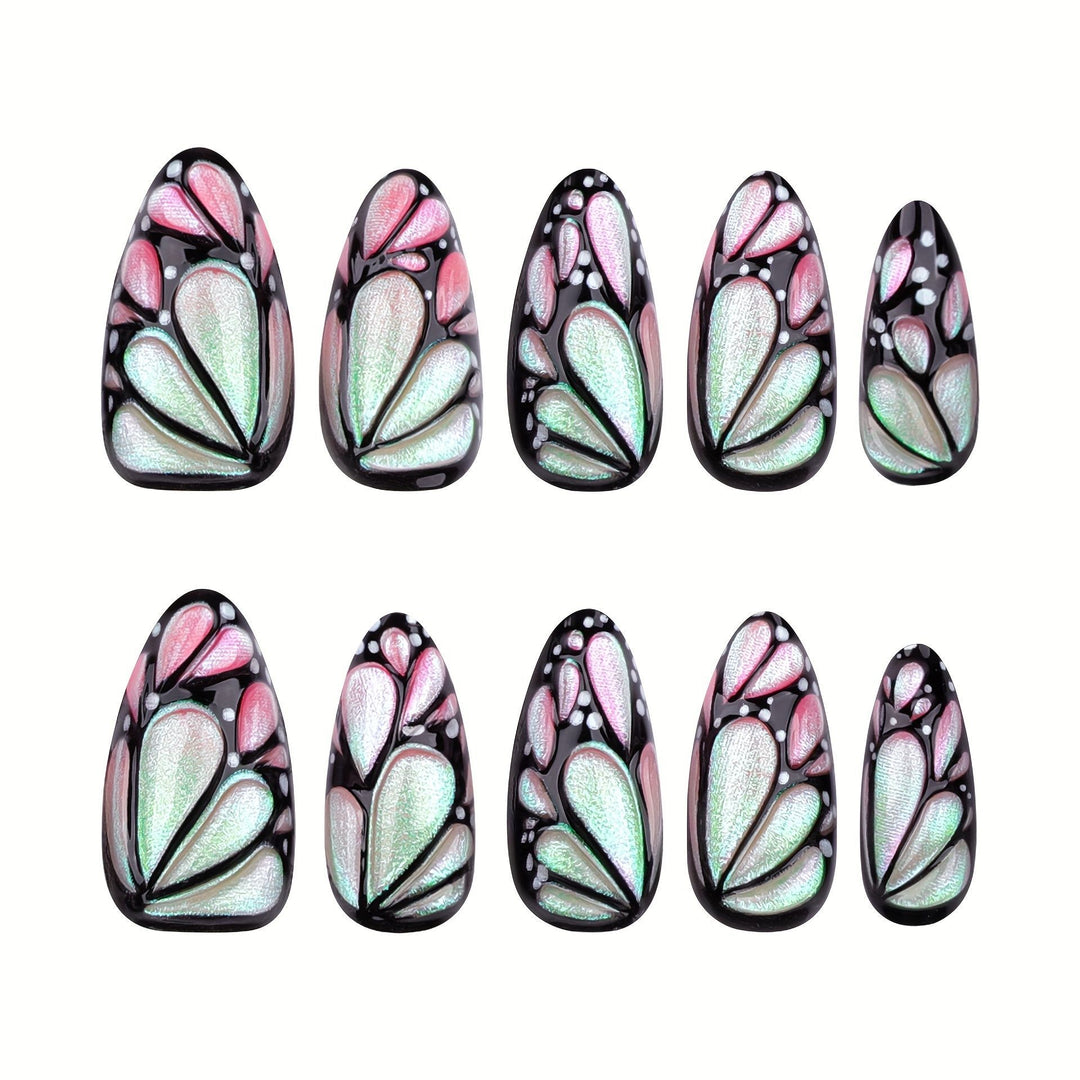 Artistic Floral Nail Art Extensions Kalsten 1789447243