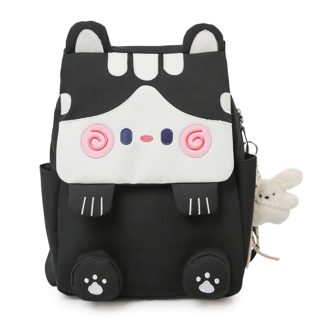 Cute Cat-Themed Plush Backpack Kalsten