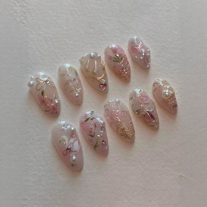 Artistic Press-On Nail Art Set Kalsten