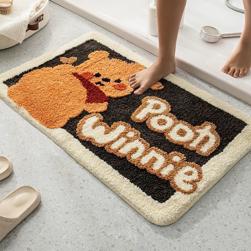 Cute Dog-Themed Bath Mat Kalsten