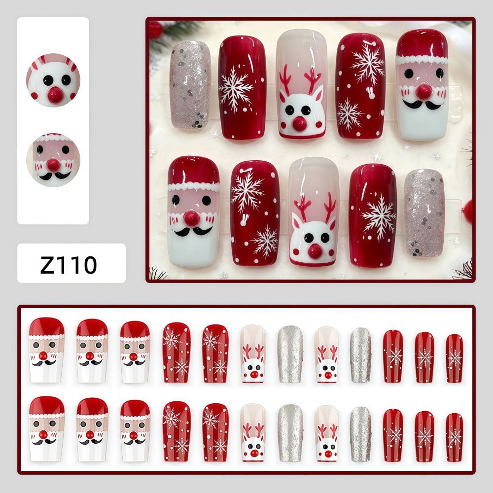 Artificial Christmas Art Nails Kalsten 1787298982