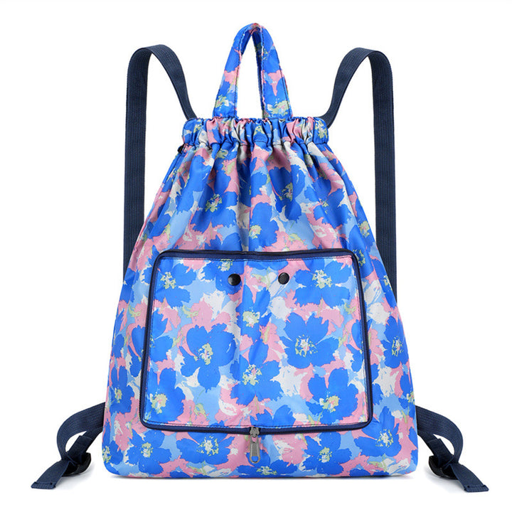 Lightweight Floral Drawstring Backpack Kalsten