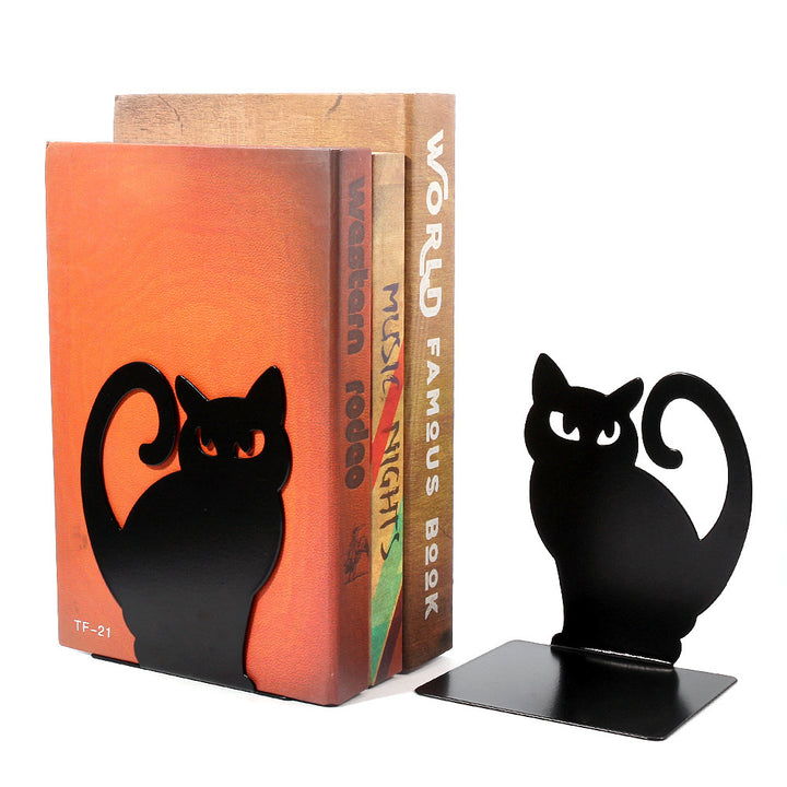 Cat Silhouette Decorative Bookends